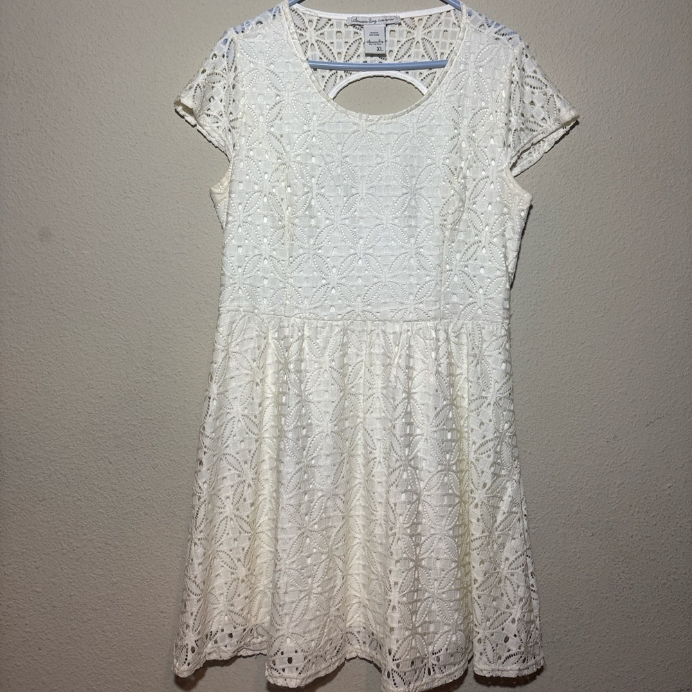 American Rag Ivory Lace Top